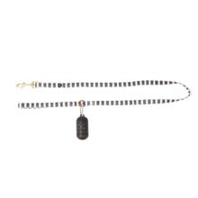 Charcoal Hamptons Stripe Classic Hemp Dog Lead